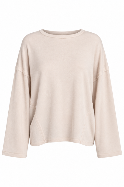 Living In This Relaxed Knit Top