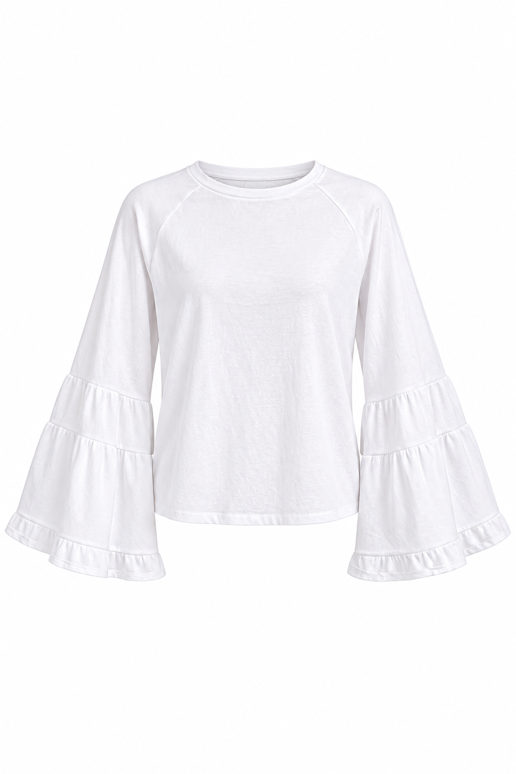 Meadowfall White Flowy Blouse