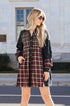 Plaid Mini Dress