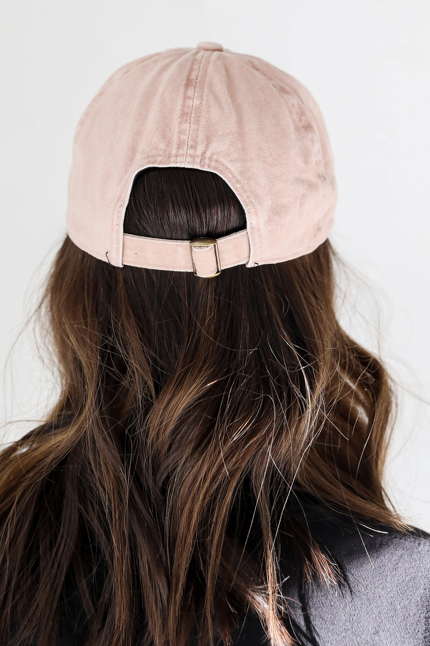 Faith Embroidered Hat back view