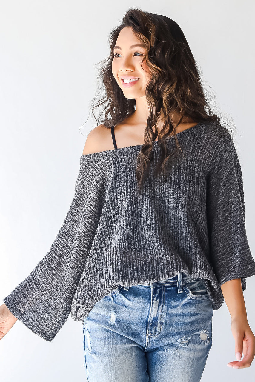 More Than It Seems Loose Knit Top