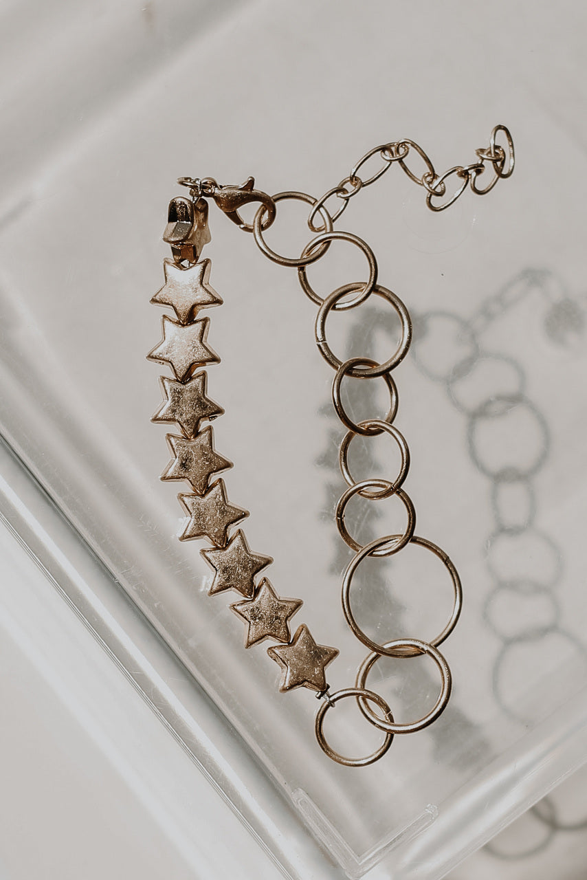 Ava Gold Star Bracelet