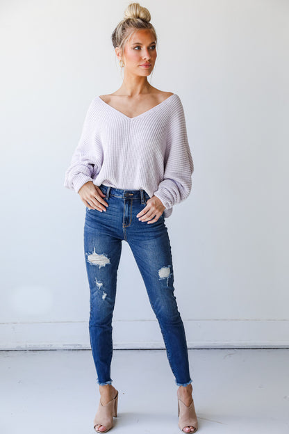 Sierra Distressed Skinny Jeans