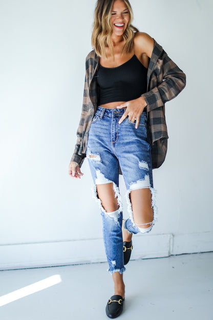 Gracie Distressed Skinny Jeans