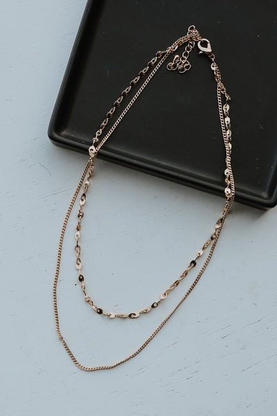 Bri Gold Layered Necklace