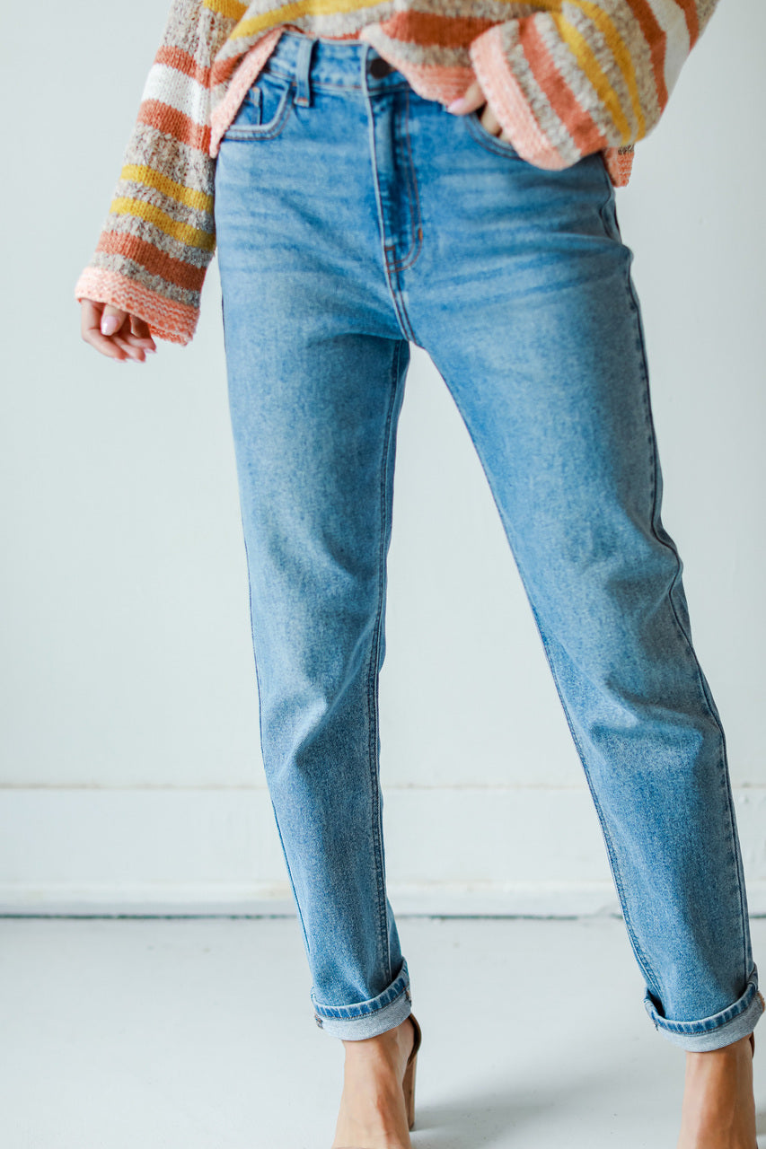 Elena High-Rise Mom Jeans