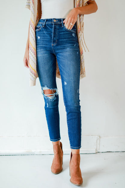 Leah Distressed Skinny Jeans