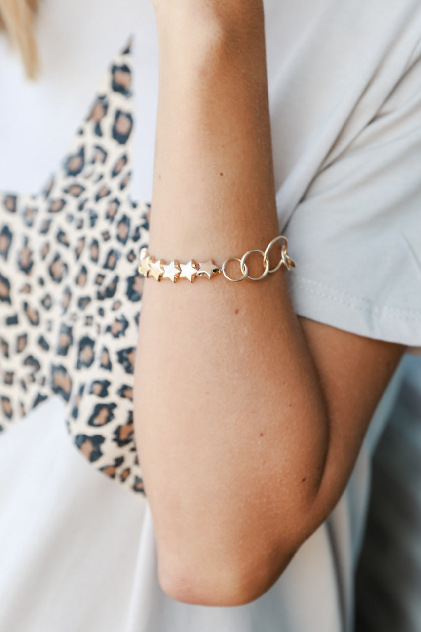 Ava Gold Star Bracelet