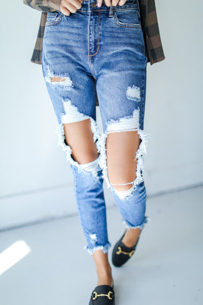 Gracie Distressed Skinny Jeans
