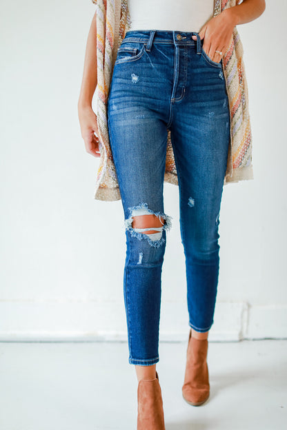 Leah Distressed Skinny Jeans