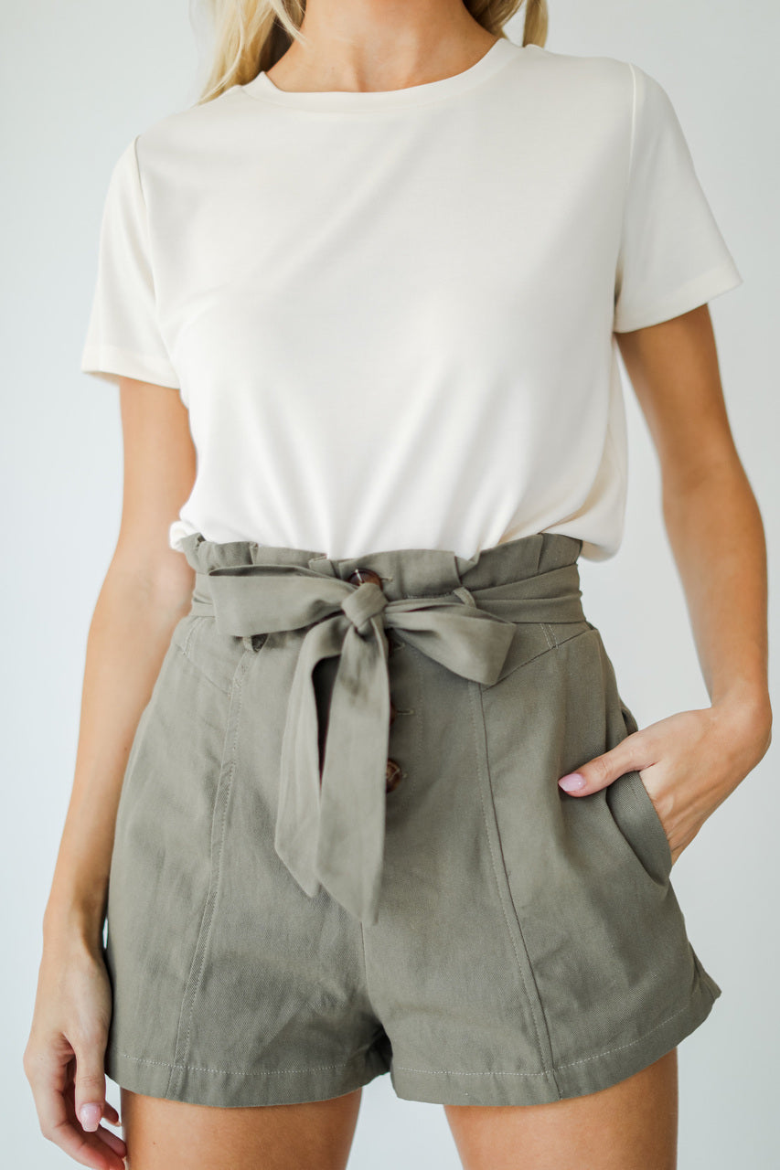 City Expedition Paperbag Waist Shorts