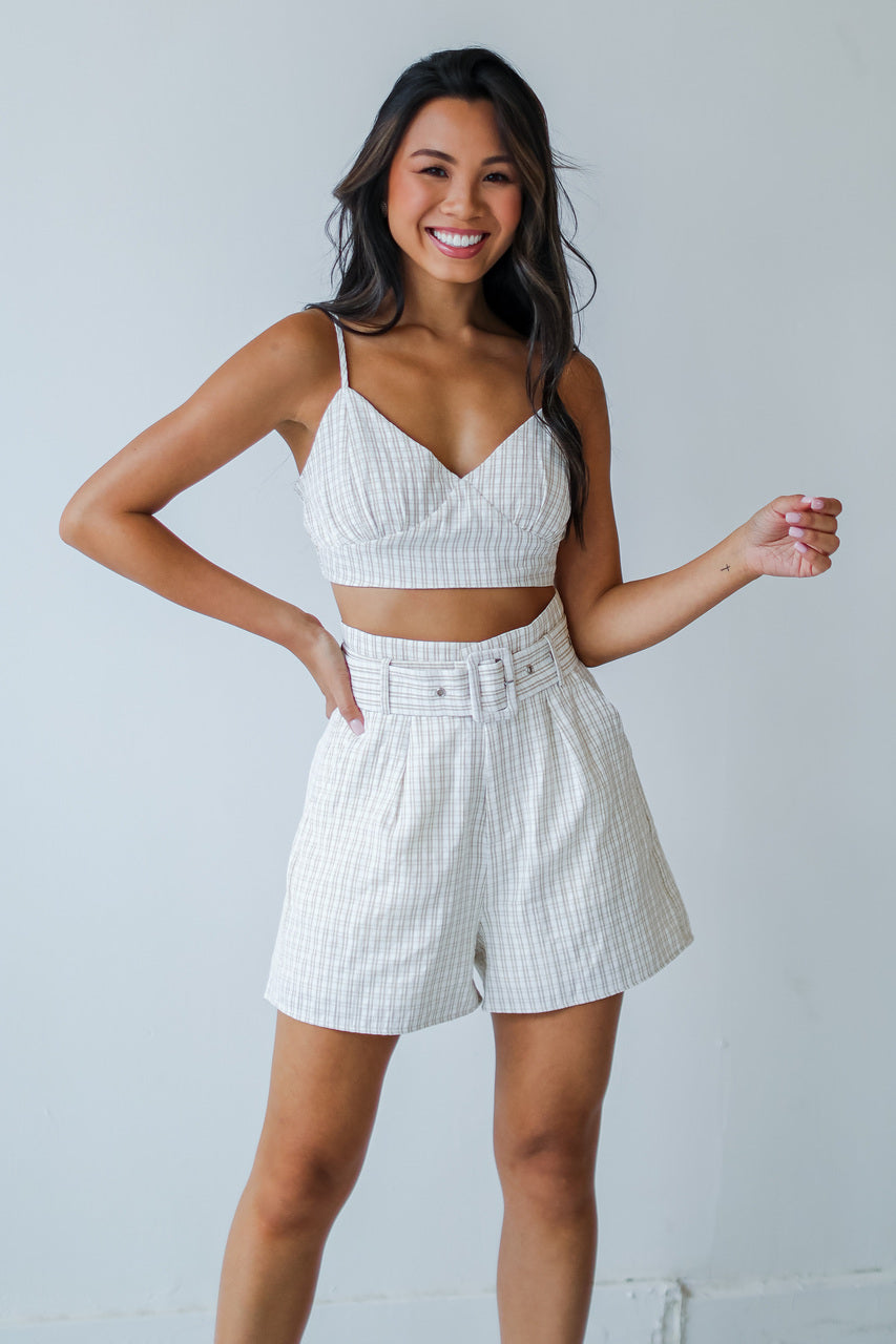 Catch My Eye Striped Crop Top