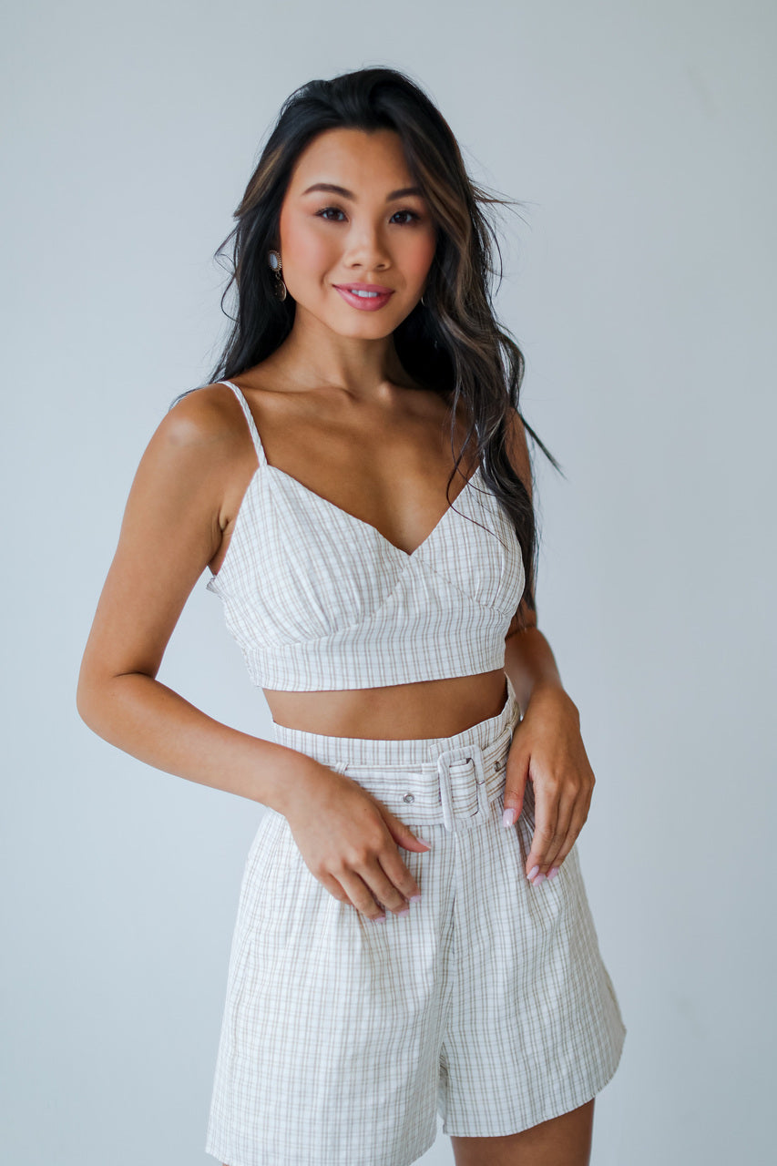 Catch My Eye Striped Crop Top
