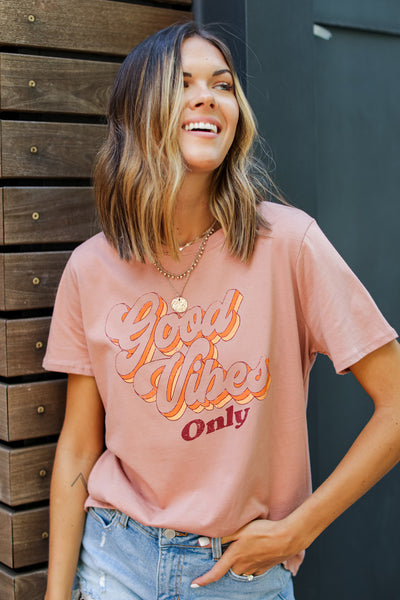 Good Vibes Only Vintage Graphic Tee