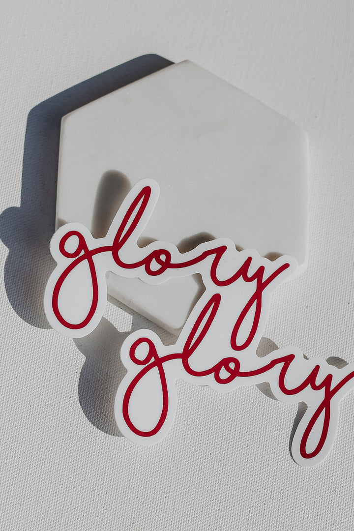 Large Glory Glory Sticker