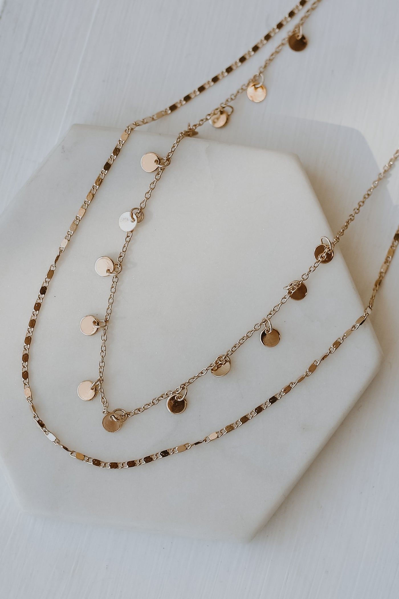 Kate Gold Layered Necklace