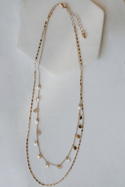 Kate Gold Layered Necklace