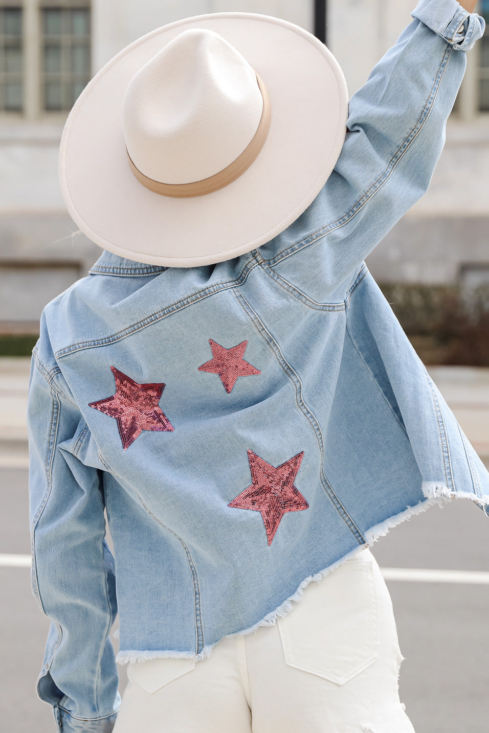 FINAL SALE - Brightest Stars Denim Jacket