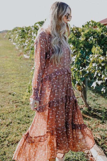 Buy You Flowers Floral Maxi Dress