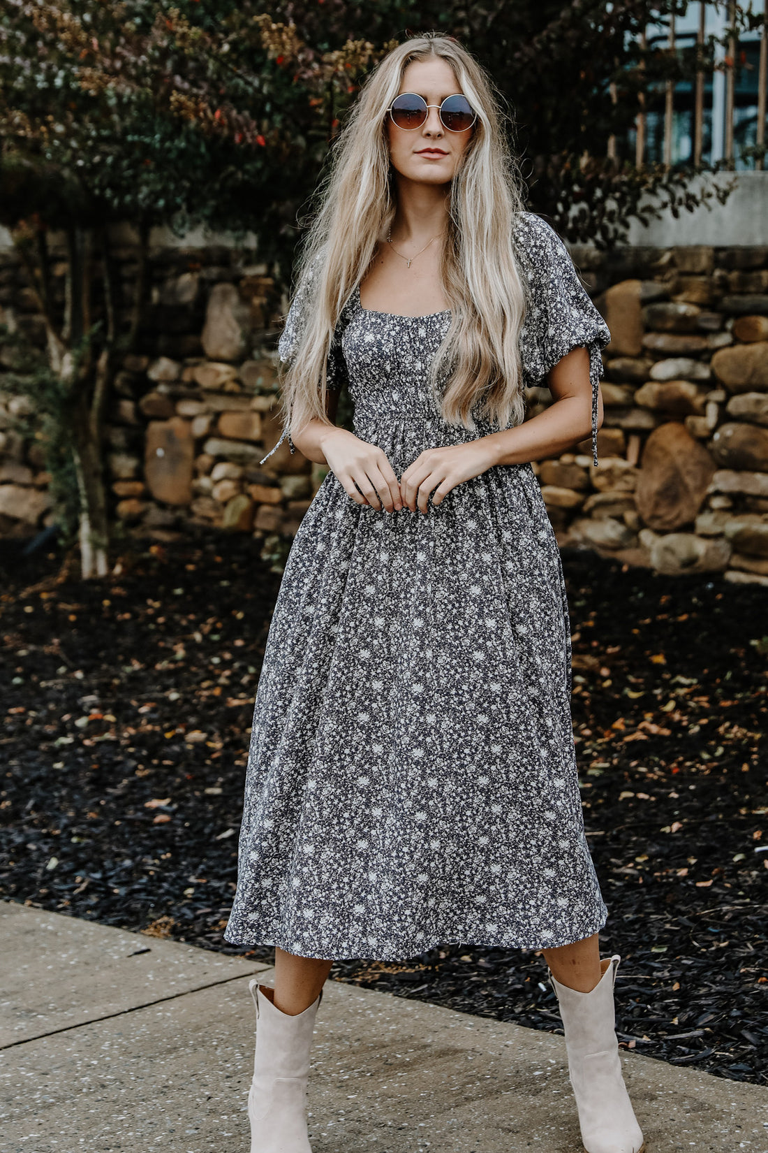 Make It Mesmerizing Floral Midi Dress