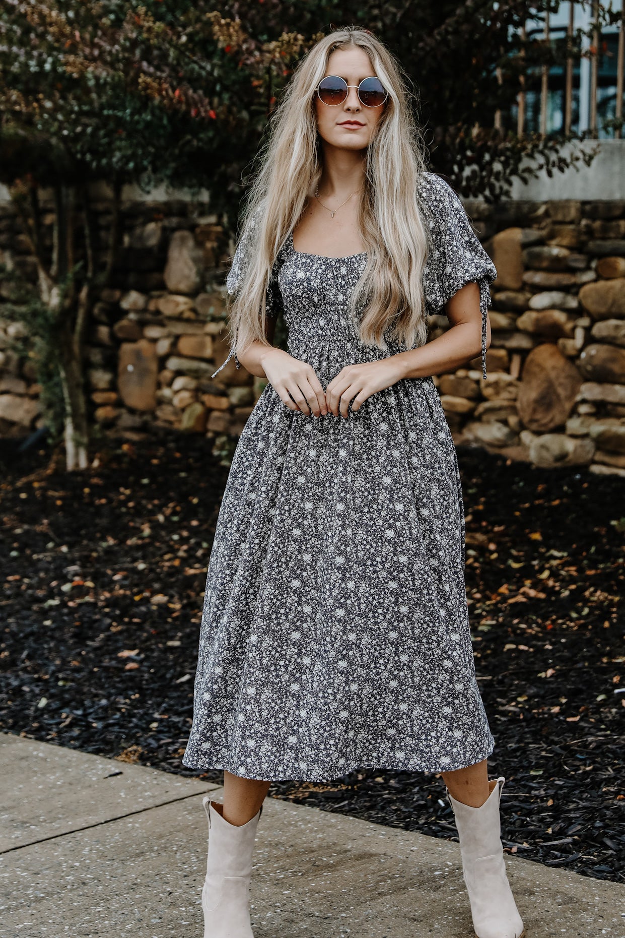 Make It Mesmerizing Floral Midi Dress