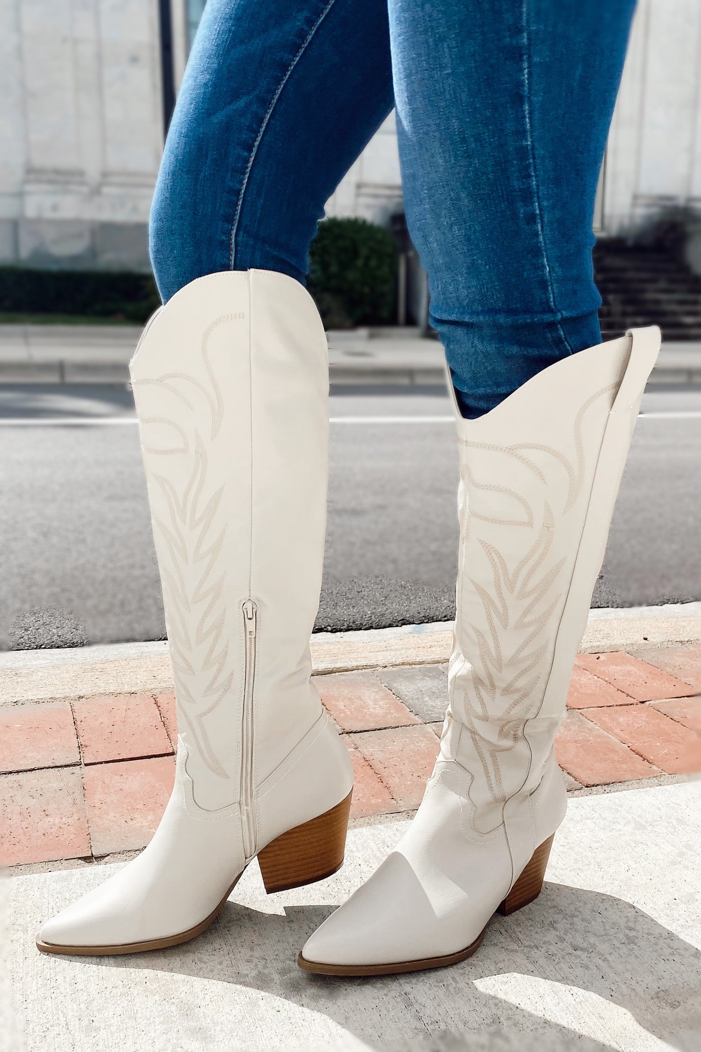 FINAL SALE - Fort Worth Western Knee High Boots