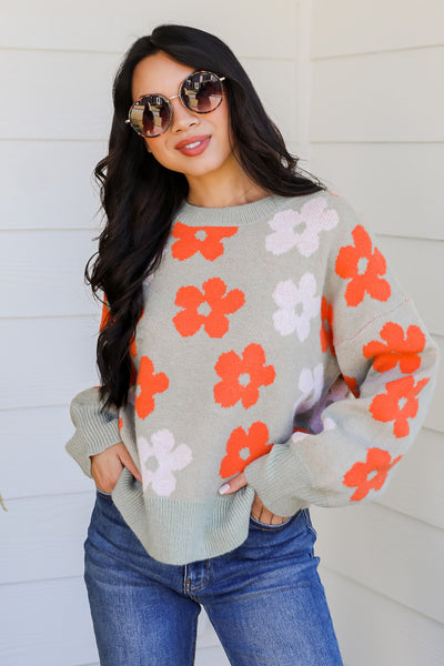 Flowers For Me Sweater