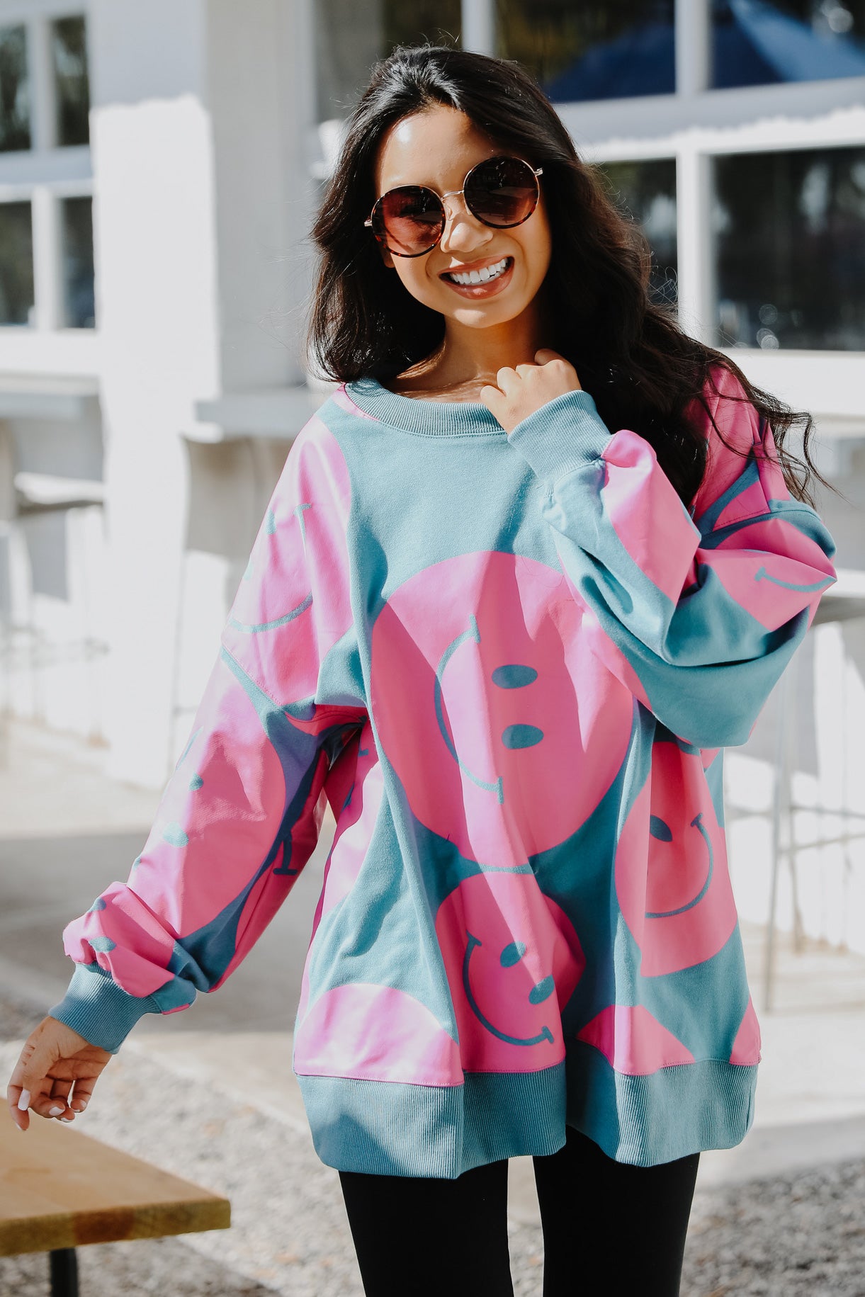 FINAL SALE - Put A Smile On Your Face Pullover