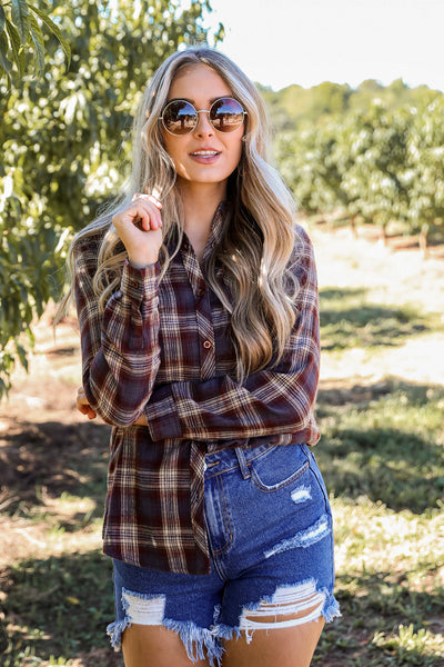 FINAL SALE - Plaid-ly In Love Flannel