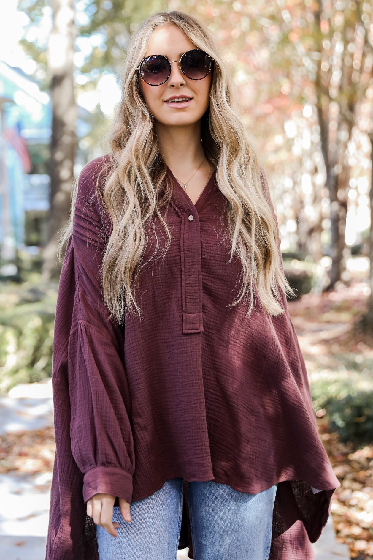 FINAL SALE - Flawless Moments Oversized Linen Tunic