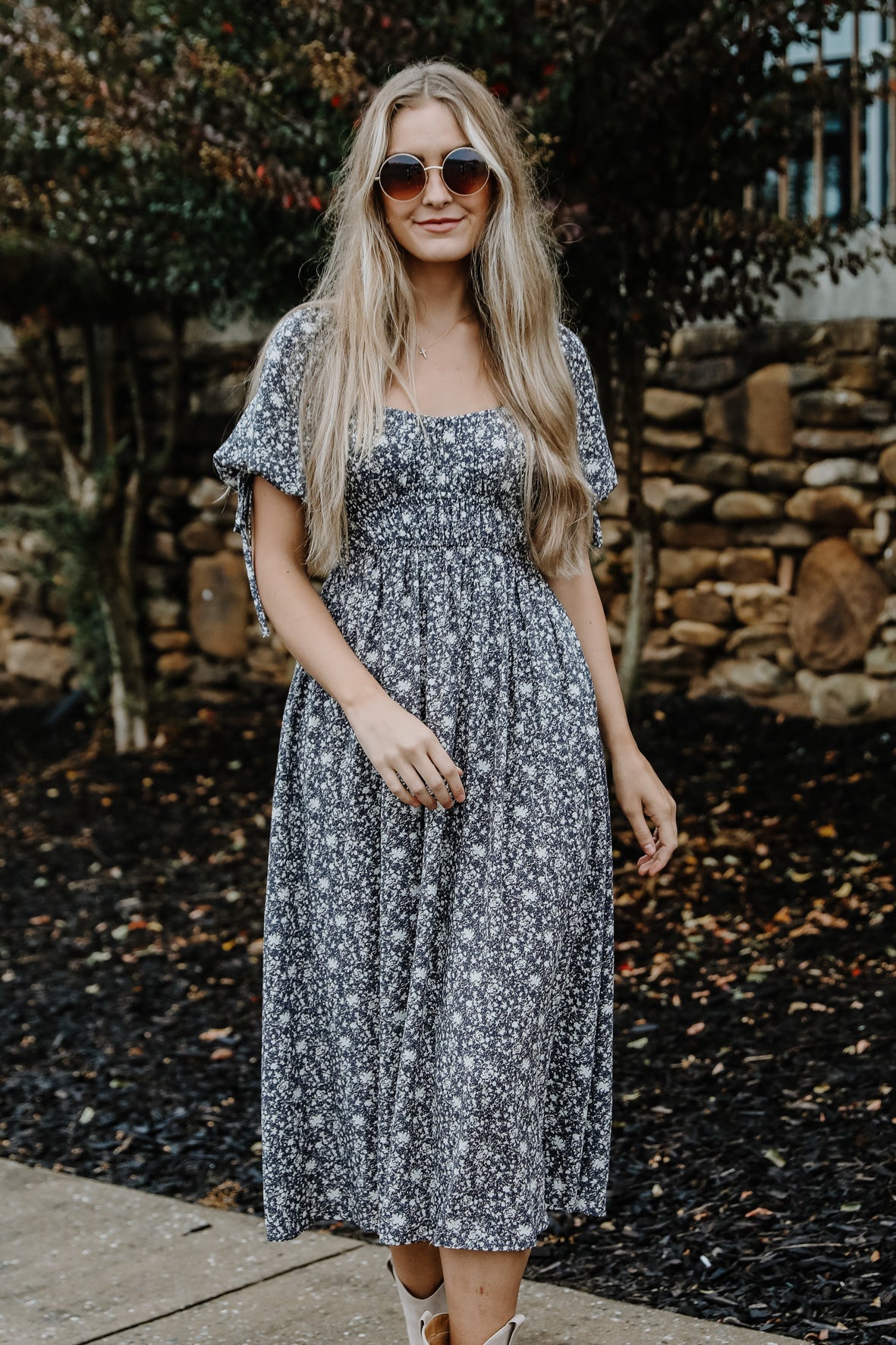 Make It Mesmerizing Floral Midi Dress
