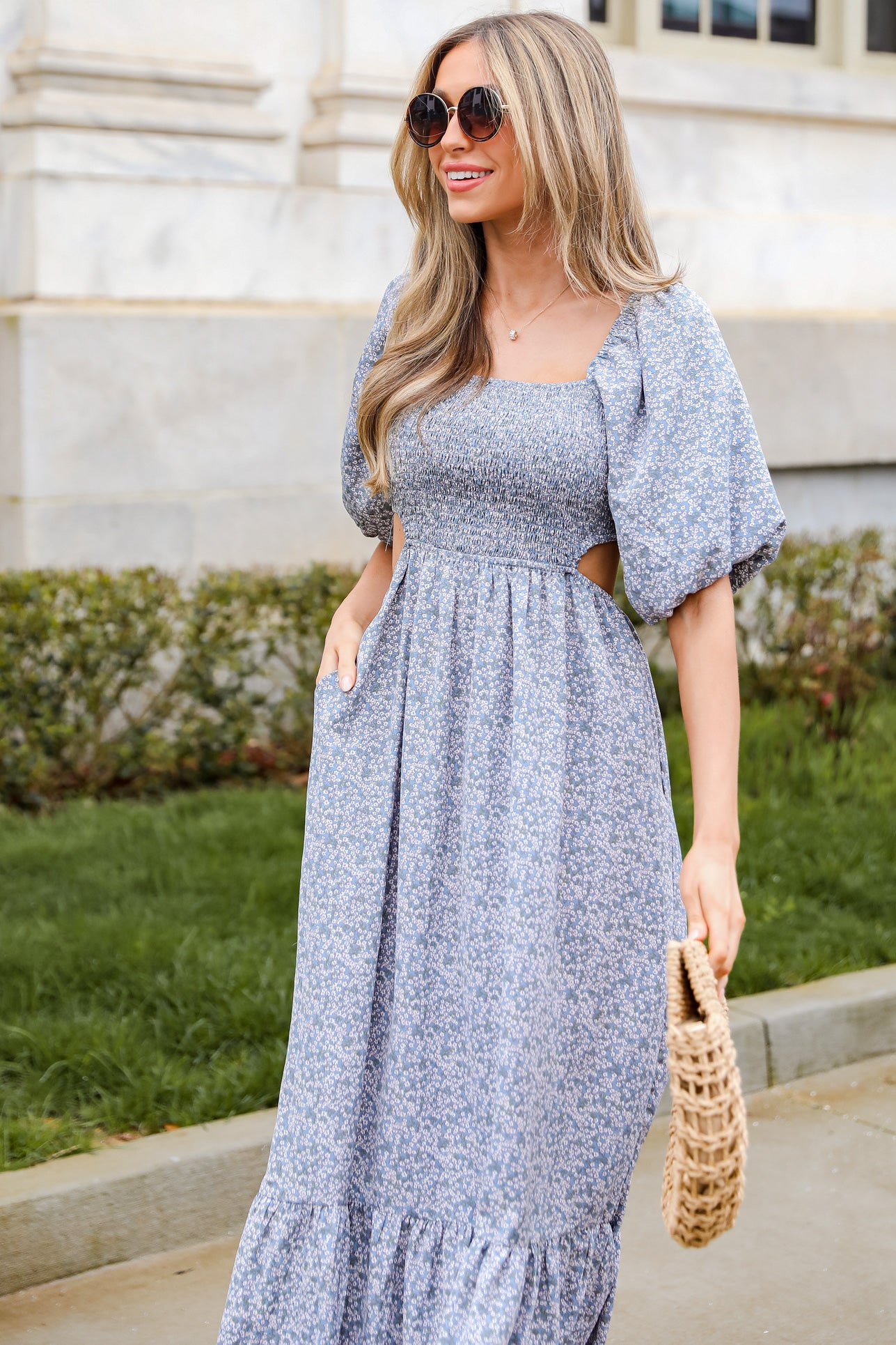 FINAL SALE - Abundantly Pretty Floral Maxi Dress