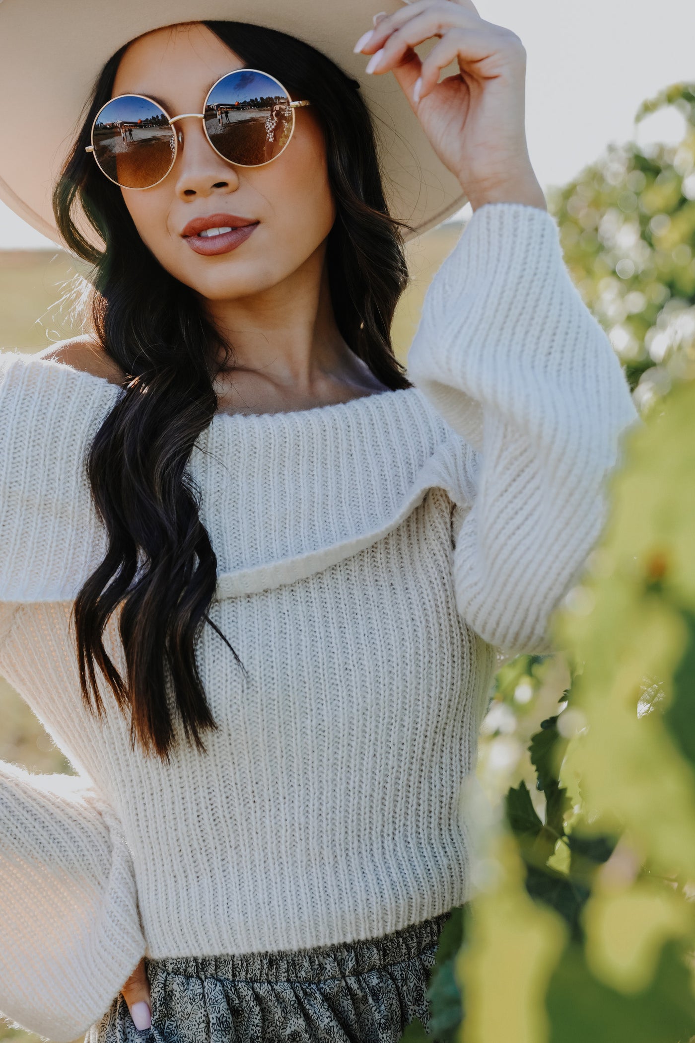 Off-The-Shoulder Sweater