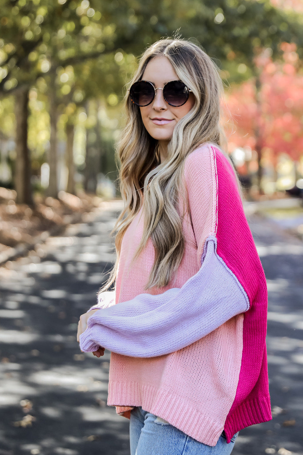 Moment To Shine Color Block Sweater