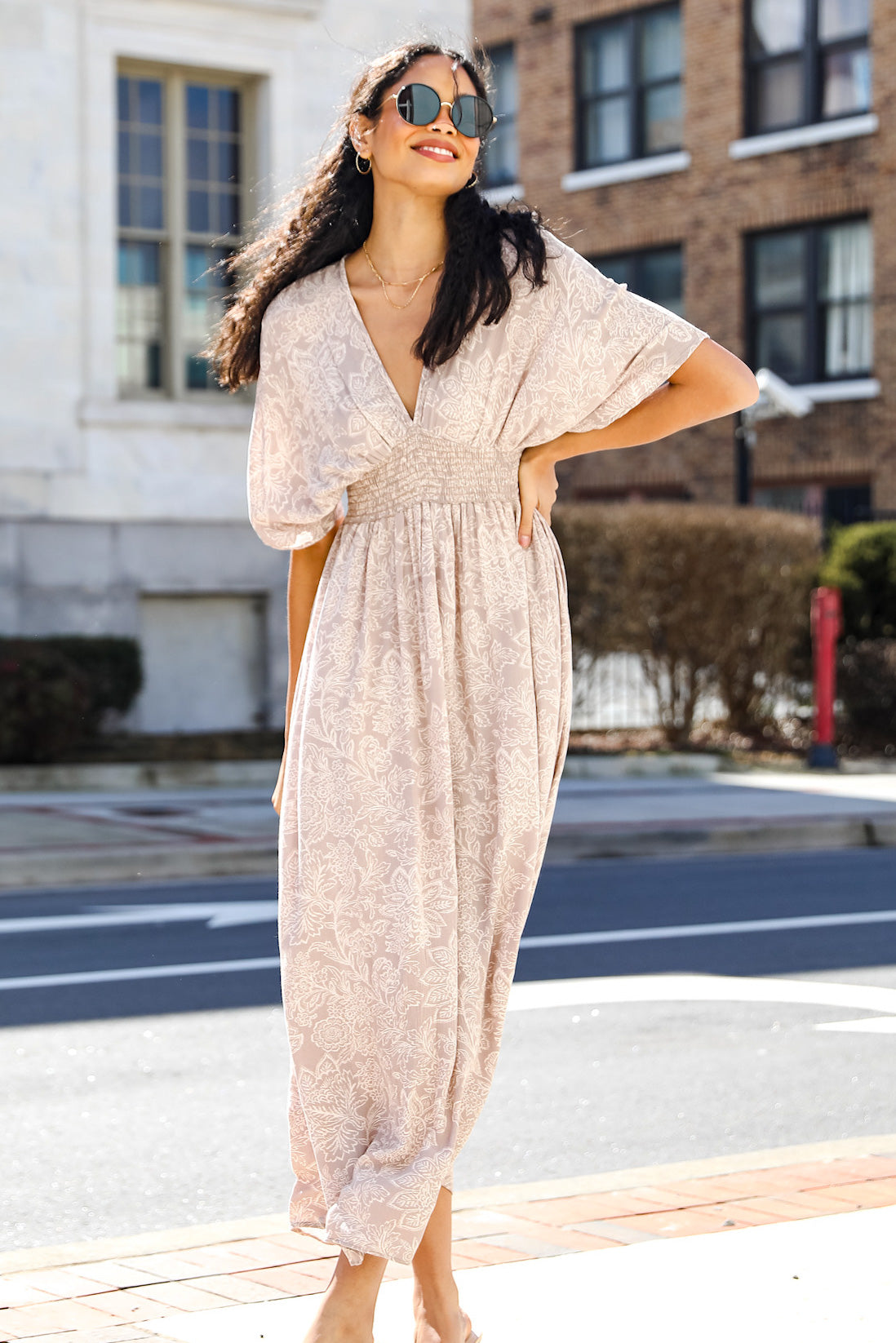 Precious Passion Floral Maxi Dress