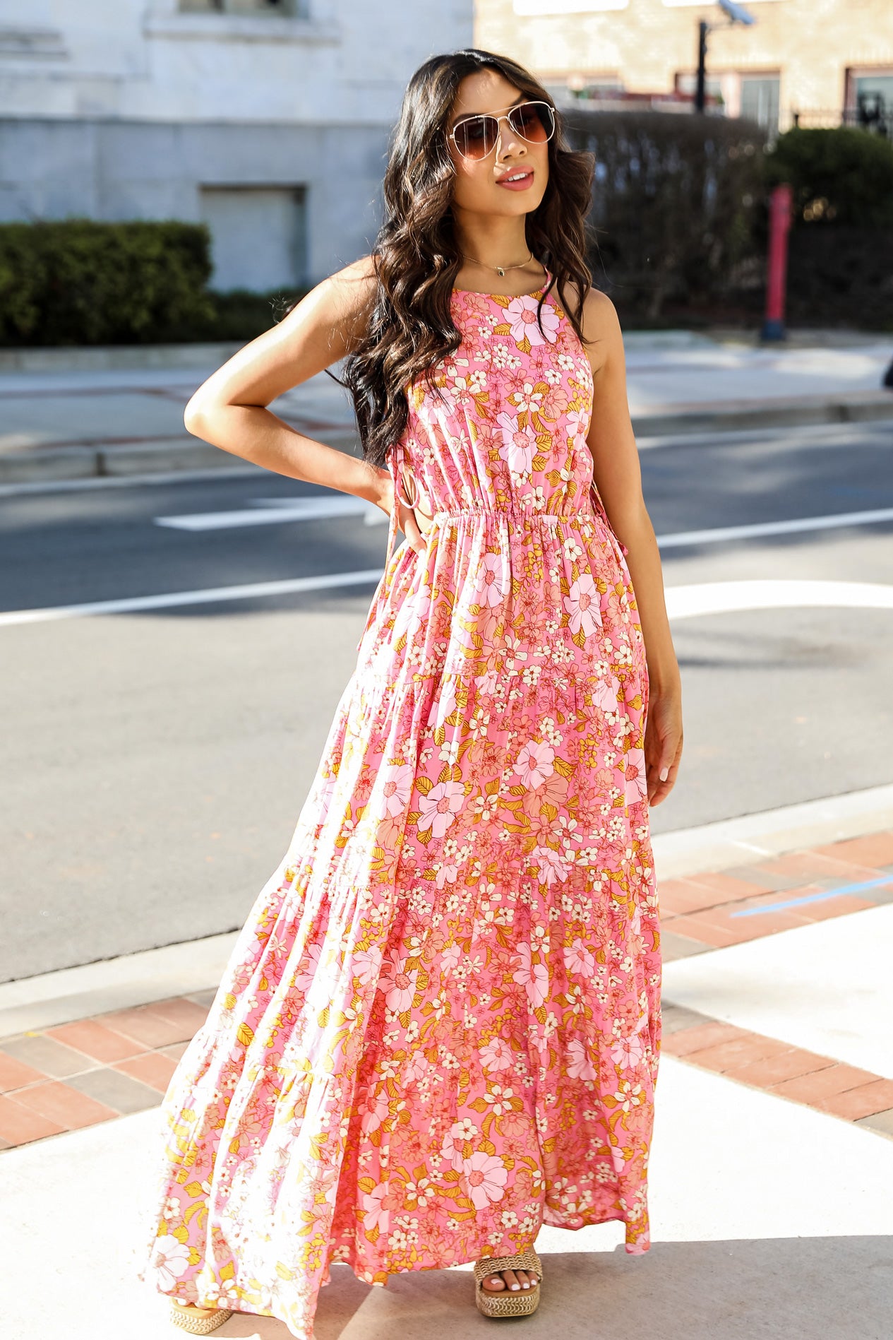 Blooming Bliss Floral Maxi Dress