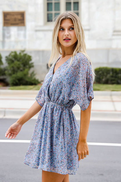 Floral Mini Dress side view