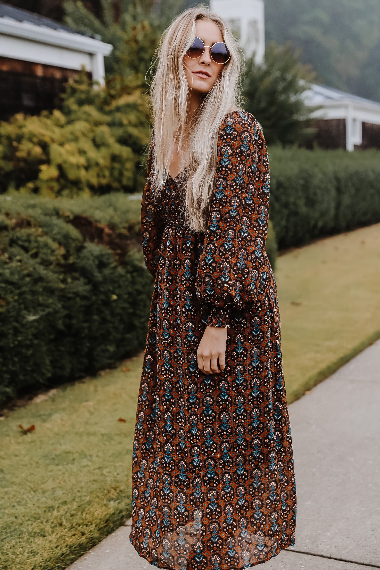FINAL SALE - No Introductions Floral Maxi Dress