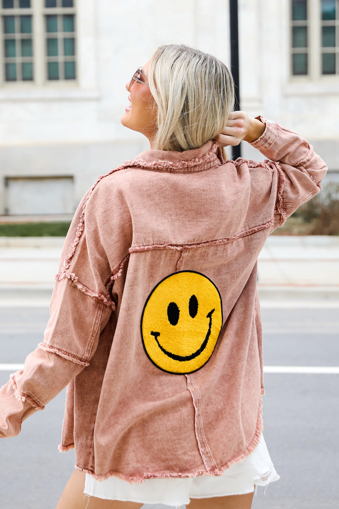 FINAL SALE - Bring You Happiness Denim Jacket