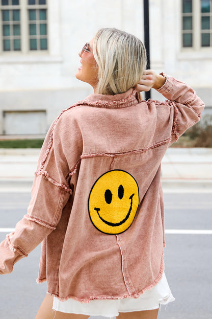 FINAL SALE - Bring You Happiness Denim Jacket