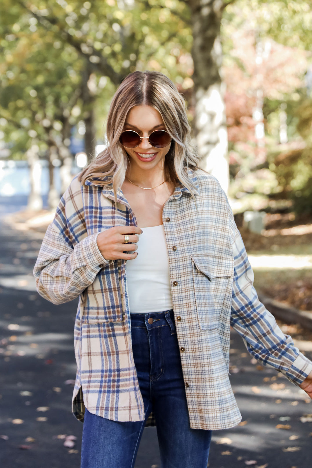 FINAL SALE - Time For Layers Plaid Shacket