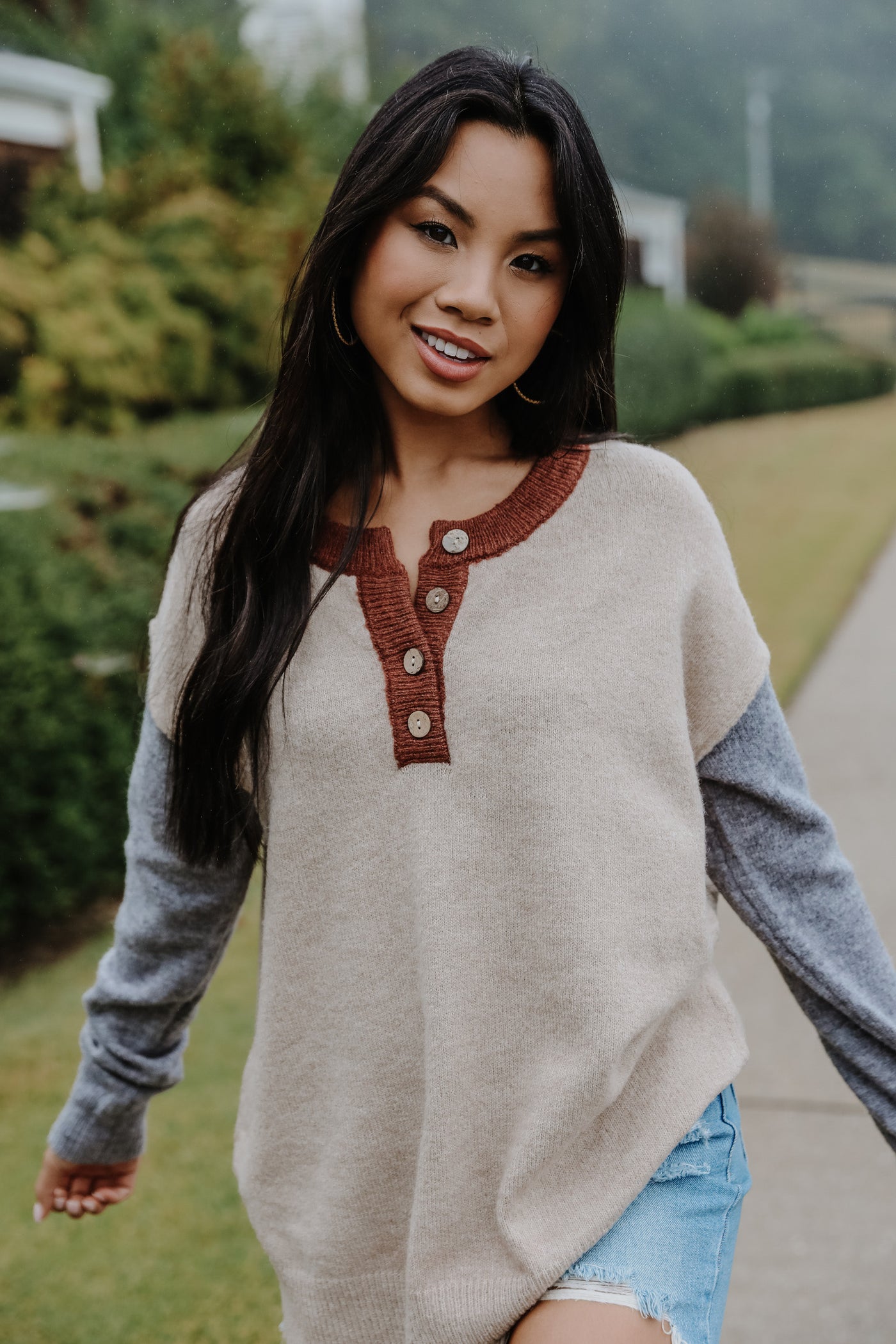 Cold Front Color Block Sweater