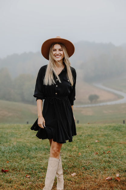 FINAL SALE - Perfectly Content Mini Dress