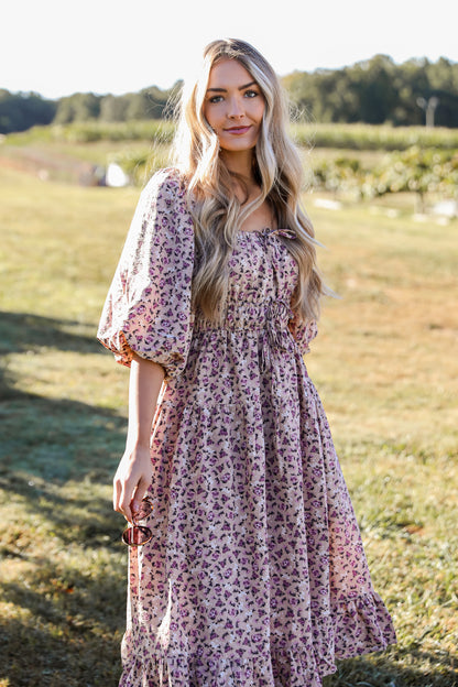 Bloom Wildly Floral Midi Dress