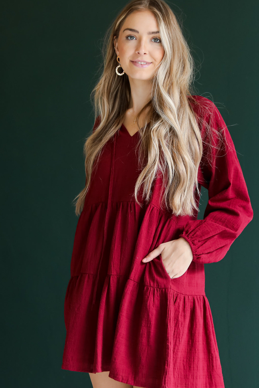 FINAL SALE - Precious Days Tiered Mini Dress