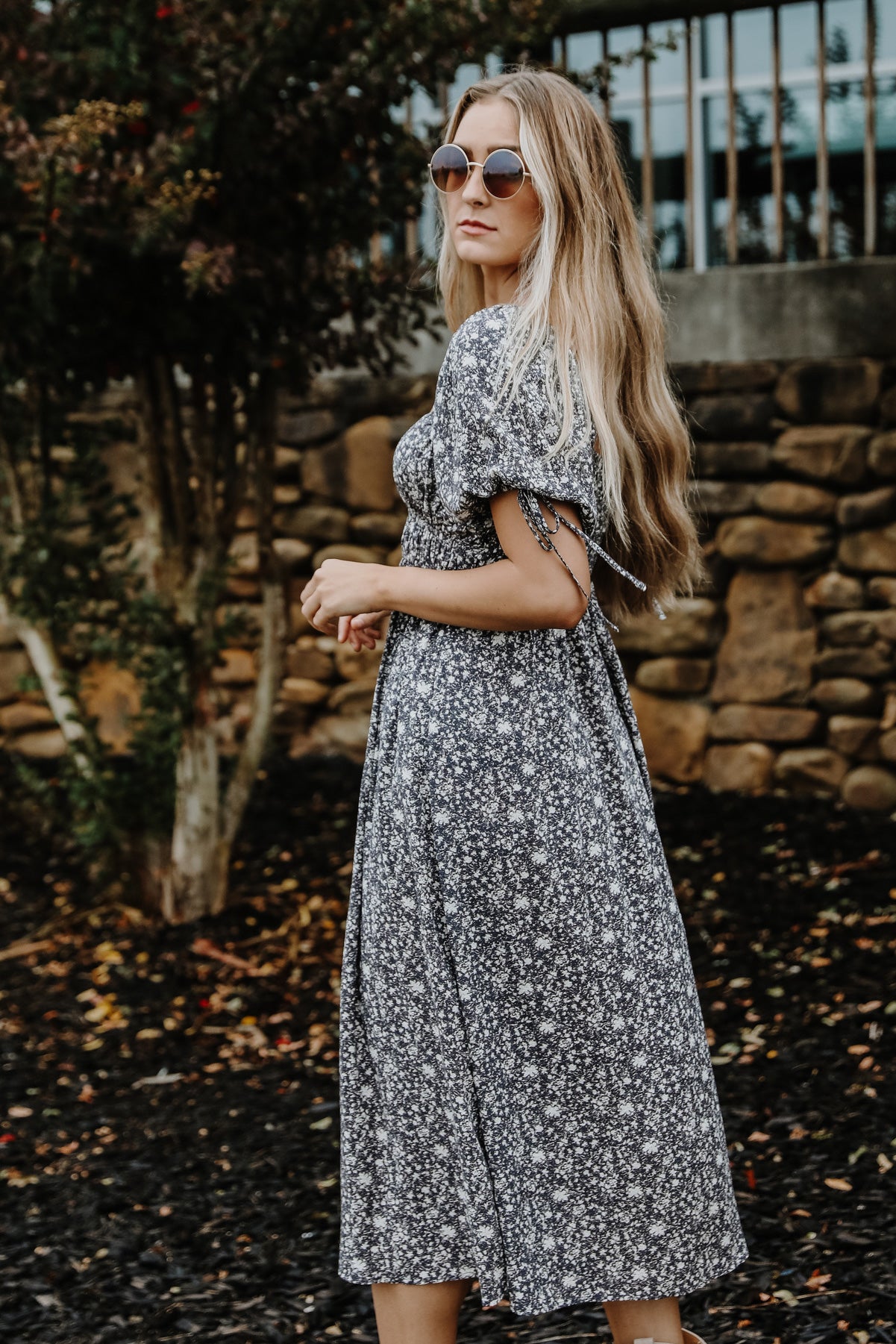 Make It Mesmerizing Floral Midi Dress