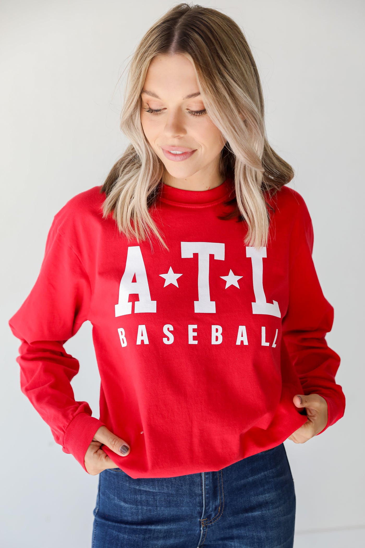 ATL Baseball Star Long Sleeve Tee