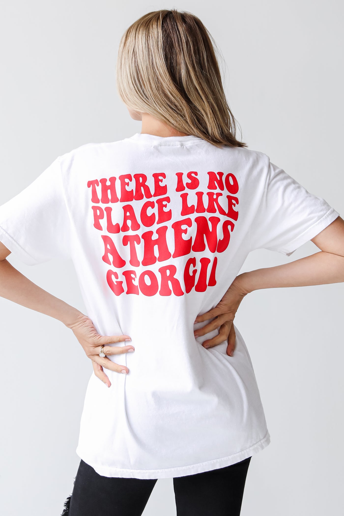 There Is No Place Like Athens Georgia Pocket Tee back view