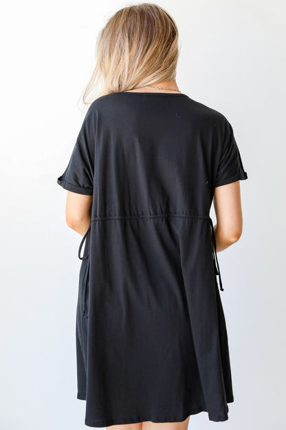 Dress in black back view