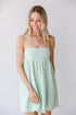 Babydoll Mini Dress in mint